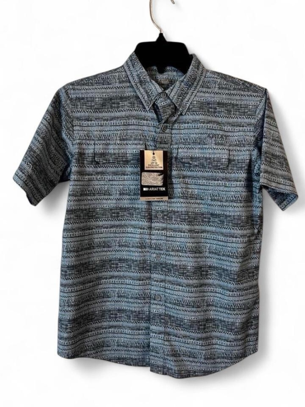 Ariat Tek UPF 50 Sun Protection Performance Odor Resistant shirt sz XL 18